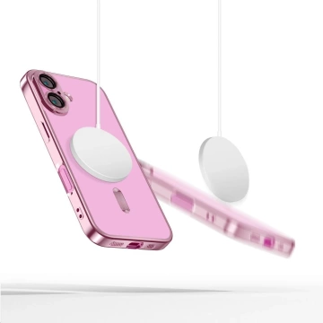 Etui Tech-Protect MagFlex MagSafe iPhone 16 Shiny Rose