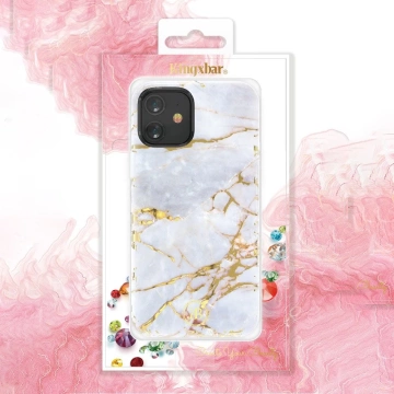 Kingxbar Agate Series elegante Hülle bedruckt mit Achat iPhone 12 mini grün
