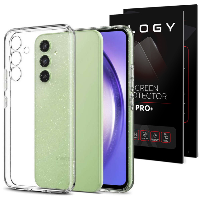 Etui ochronne na telefon Spigen Liquid Crystal obudowa do Samsung Galaxy A54 5G Glitter Crystal + Szkło
