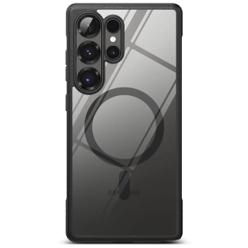 Etui für Samsung Galaxy S25 Ultra Ringke Fusion Bold Magnetic MagSafe Schwarz