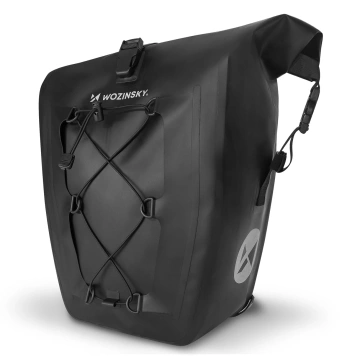Wozinsky wasserdichte Fahrradtasche 25l schwarz (WBB24BK)