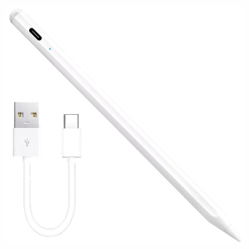 Alogy Magnetischer Stylus-Stift, Notiz- und Skizzenstift für Apple iPad Pro/Air/Mini, Weiß