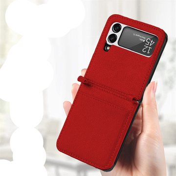 Handyhülle Alogy Clear Case für Samsung Galaxy Z Flip 3 5G Rot