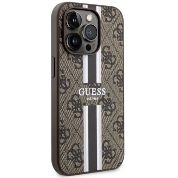 Etui Guess GUHMP14XP4RPSW für iPhone 14 Pro Max 6,7" Hardcase 4G bedruckte Streifen MagSafe