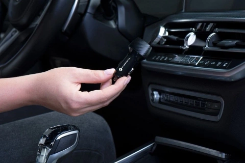Forcell Carbon QC 3.0 18W USB-Autoladegerät Schwarz