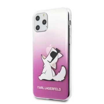 Karl Lagerfeld KLHCN58CFNRCPI iPhone 11 Pro Hardcase pink / pink Choupette Fun