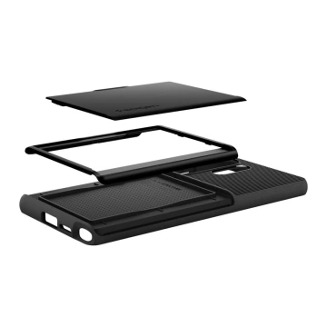 Etui für Samsung Galaxy S25 Ultra Schwarz Spigen Slim Armor CS