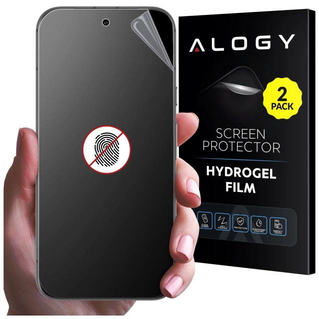 2x Folia "MATOWA" do Google Pixel 8a Hydrożelowa Alogy HydroSkin Matte Pro™ na ekran do etui "BEZ ODCISKU PALCÓW"