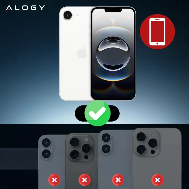 Etui do Apple iPhone 16e obudowa ochronna na telefon Alogy HybridShield™️ Case Przezroczyste