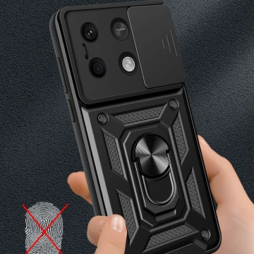 Etui Camshield Pro für Xiaomi Redmi Note 13 5G Schwarz