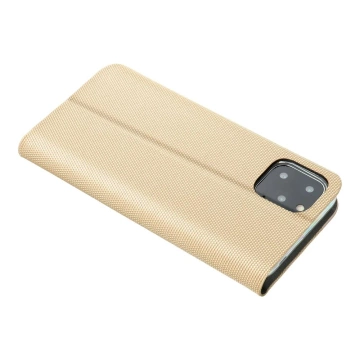 SENSITIVE Book Case für Samsung Galaxy S25 Gold Stand 360