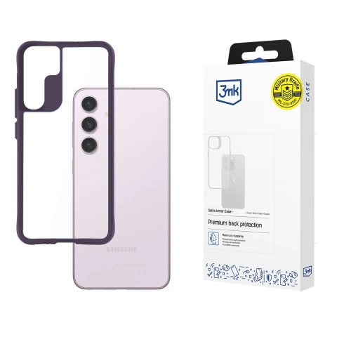 Etui do Samsung Galaxy S24 3mk Satin Armor Case+ Purple