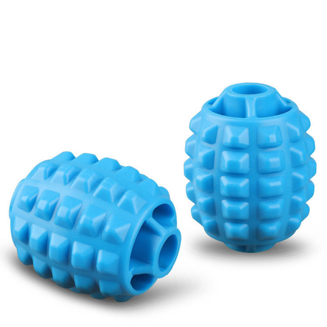 Masażer do ciała antycellulitowy ręczny roller mięśni Alogy 5x wałek do masażu Uniwersalny rolkowy czarno-niebieski