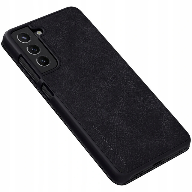 Etui portfel skóra Nillkin Qin do Samsung Galaxy S21 FE 2021 Black