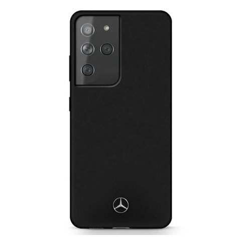 Etui Mercedes MEHCS21LSILBK do Samsung Galaxy S21 Ultra G998 hardcase Silicone Line
