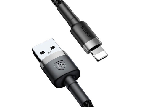 Baseus Kabel USB Lightning iPhone 2.4A 1m Schwarz