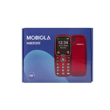 GSM-Telefon Mobiola MB3120i Red 2G mit SOS-Taste für Senioren