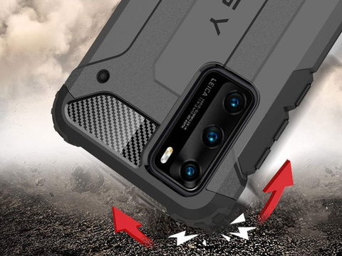 Etui Alogy Hard Armor do Huawei P40 szare