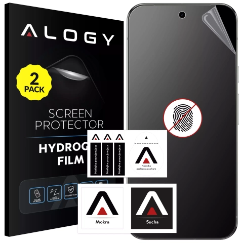 2x Folia "MATOWA" do Google Pixel 9 / 9 Pro Hydrożelowa Alogy HydroSkin Matte Pro™ na ekran do etui "BEZ ODCISKU PALCÓW"