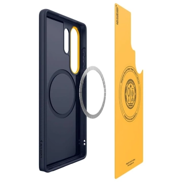 Samsung Galaxy S25 Ultra Blau Spigen Nano Pop Mag MagSafe Hülle Blaubeere Marine
