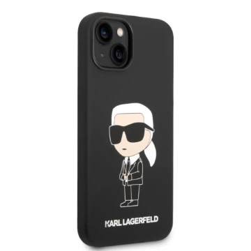 Etui Karl Lagerfeld KLHCP14MSNIKBCK do Apple iPhone 14 Plus 6,7" hardcase Silicone Ikonik