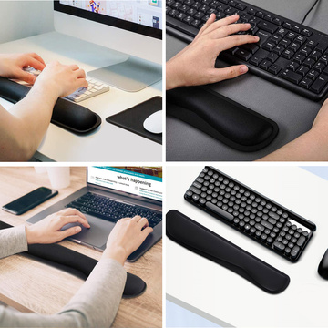 Pad für Hände und Handgelenke Gel-Matte für die Arbeit am Computer für das Handgelenk Schwarz
