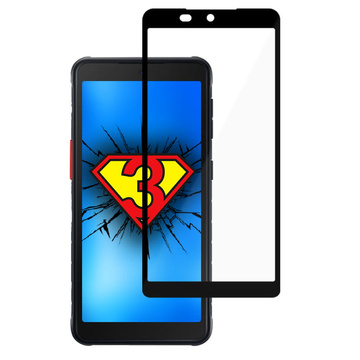 3mk Hartglas HardGlass Max Lite für Samsung Galaxy Xcover 5 Schwarz