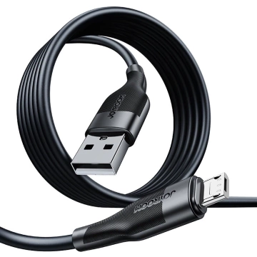 Joyroom USB-Kabel - Micro-USB zum Laden / Datenübertragung 3A 1m schwarz (S-1030M12)