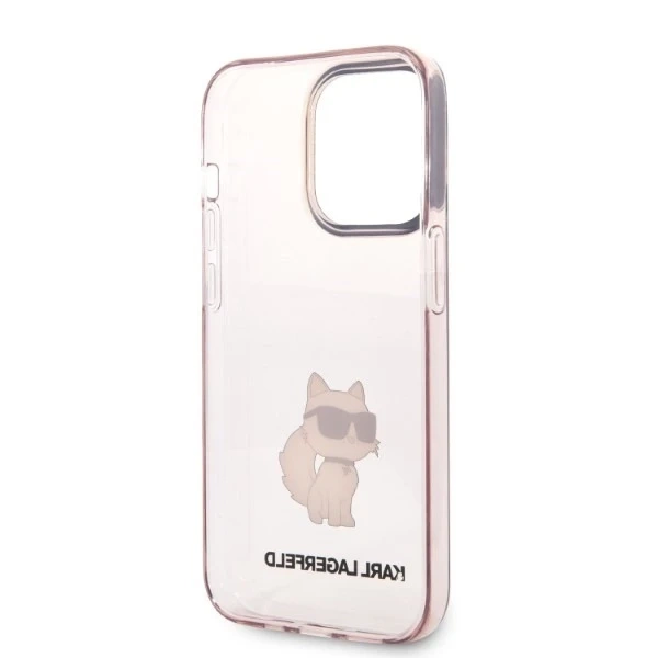 Etui Karl Lagerfeld KLHCP14XHNCHTCP do iPhone 14 Pro Max 6,7" hardcase Ikonik Choupette