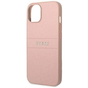Ratet mal, GUHCP14MPSASBPI Hülle für Apple iPhone 14 Plus 6,7" rosa/rosa Saffiano Strap
