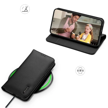 Dux Ducis Hivo Samsung Galaxy S25 Edge Hülle mit RFID-Schutz Flip