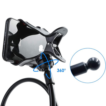 Alogy Flex Holder with Desktop Clip Flexible Tripod Universelle Telefonhalterung / Schwarz