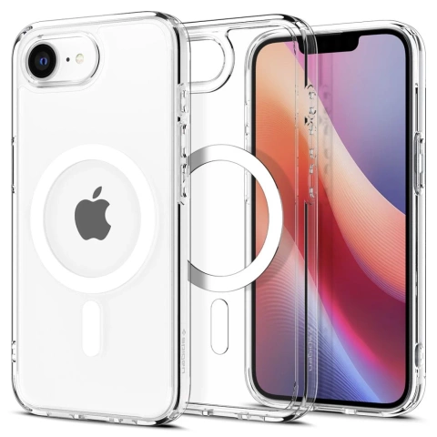 Etui Spigen Ultra Hybrid Mag MagSafe für iPhone 16E Weiß