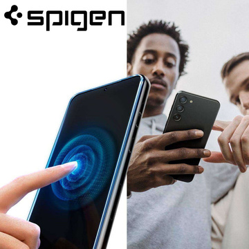 2x Panzerglas Schutzfolie Spigen Glas.Tr "EZ FIT" für Samsung Galaxy S23 Plus Klar