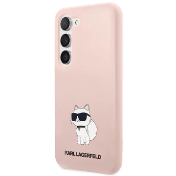 Etui Karl Lagerfeld KLHCS23MSNCHBCP do Samsung Galaxy S23+ Plus S916 hardcase Silicone Choupette