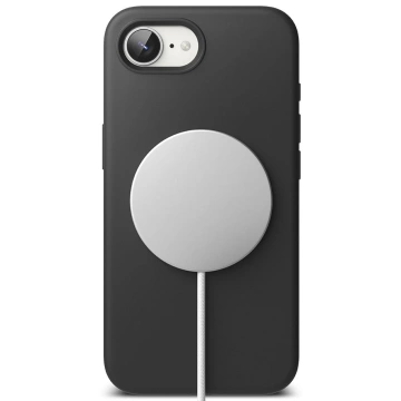 Etui Ringke Silicone Magnetic MagSafe für iPhone 16e Schwarz
