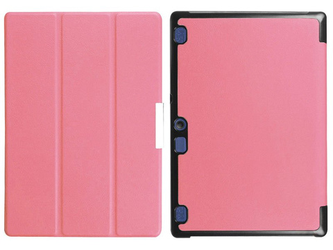 Smart Cover für Lenovo Tab2 A10-70 / Tab3 10 Plus X70 Rosa