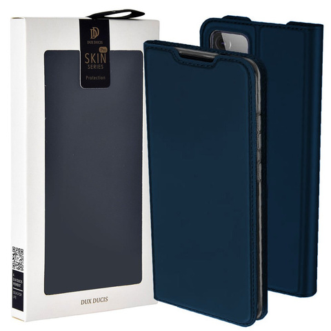 Schutzhülle mit einer Abdeckung Dux Ducis Skin Leder für Samsung Galaxy A72 Marineblau
