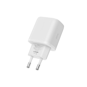 Ladegerät C20W 2-Port USB-C - USB PD20W / QC3.0 Weiß