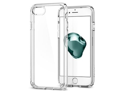 Spigen Ultra Hybrid 2 Hülle Apple iPhone 7/8 / SE 2022/2020 Crystal Clear Glass Alogie