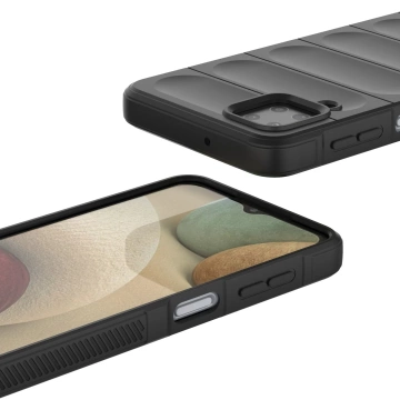 Magic Shield Case Hülle für Samsung Galaxy A12 flexible gepanzerte Hülle schwarz