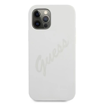 Guess GUHCP12LLSVSCR iPhone 12 Pro Max 6,7" kremowy/cream Hardcase Script Vintage