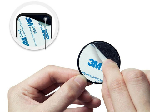 Spigen Kuel Metallplatten 4x Starke Platten für Griffe Schwarz