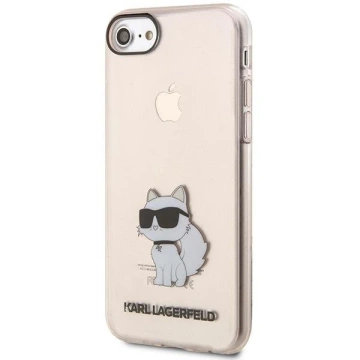 Karl Lagerfeld Handyhülle für iPhone 7/8/SE 2020/2022 pink/pink Hardcase Ikonik Choupette