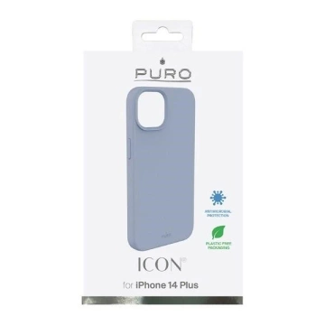 Puro ICON Cover Handyhülle für iPhone 14 Plus blau/sierrablau
