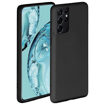Matte Hülle 3mk Matt Hülle für Samsung Galaxy S21 Ultra 5G Schwarz