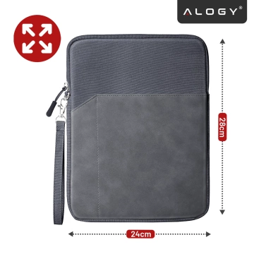 Wsuwka Torba etui ochronne pokrowiec do tabletów Alogy Sleeve Bag na tablet Apple iPad Samsung Lenovo Xiaomi 9.7" - 10.8" Szary
