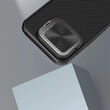 iPhone 16 Pro Max Nillkin CamShield Prop Case mit Ständer Schwarz