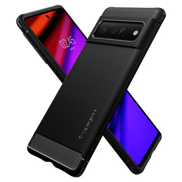 Spigen Rugged Armor Hülle für Google Pixel 6 Pro Mattschwarz