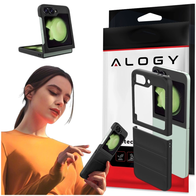 Etui ochronne na telefon MagicShield obudowa plecki case do Samsung Galaxy Z Flip 6 Czarne